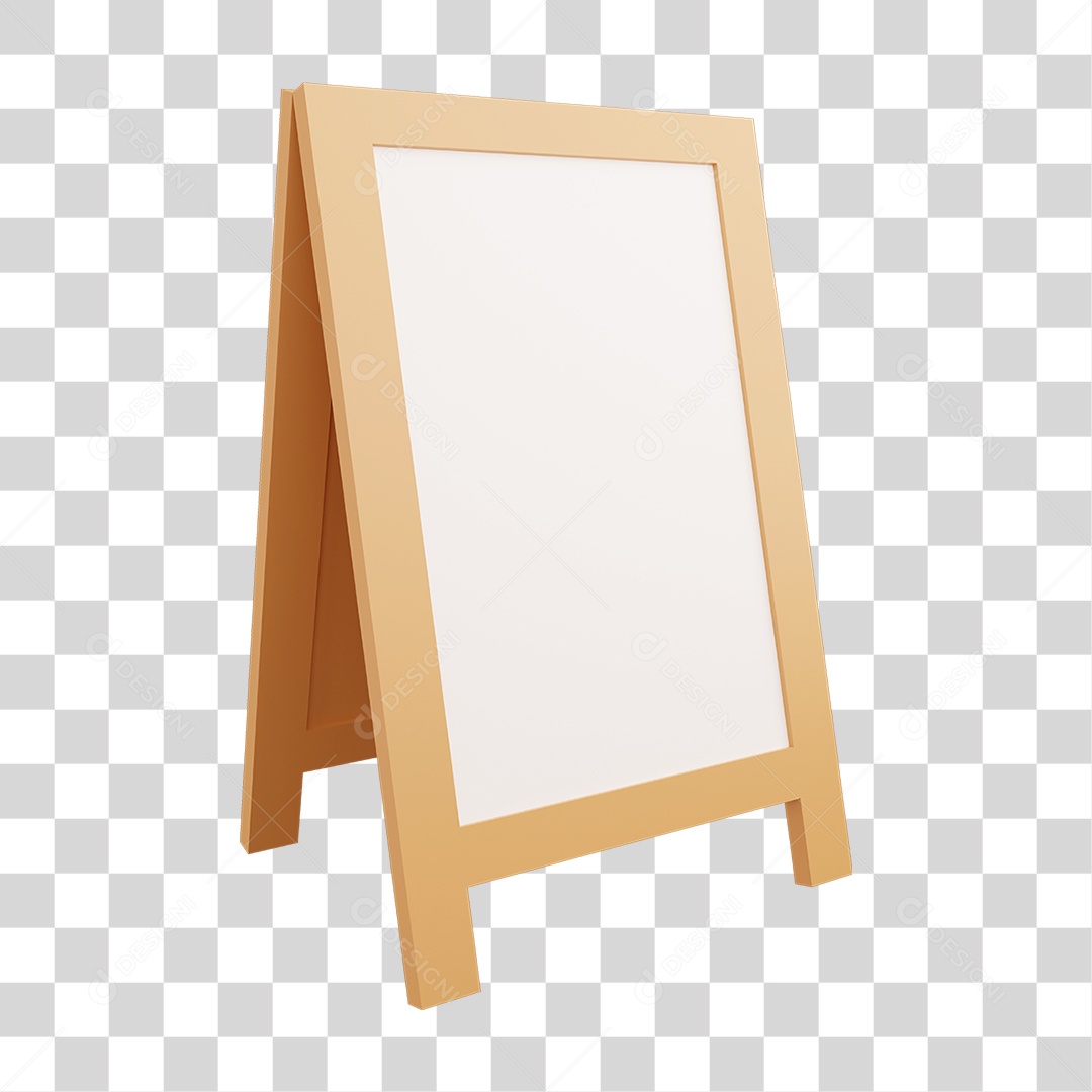 Painel Letreiro em Branco PNG Transparente