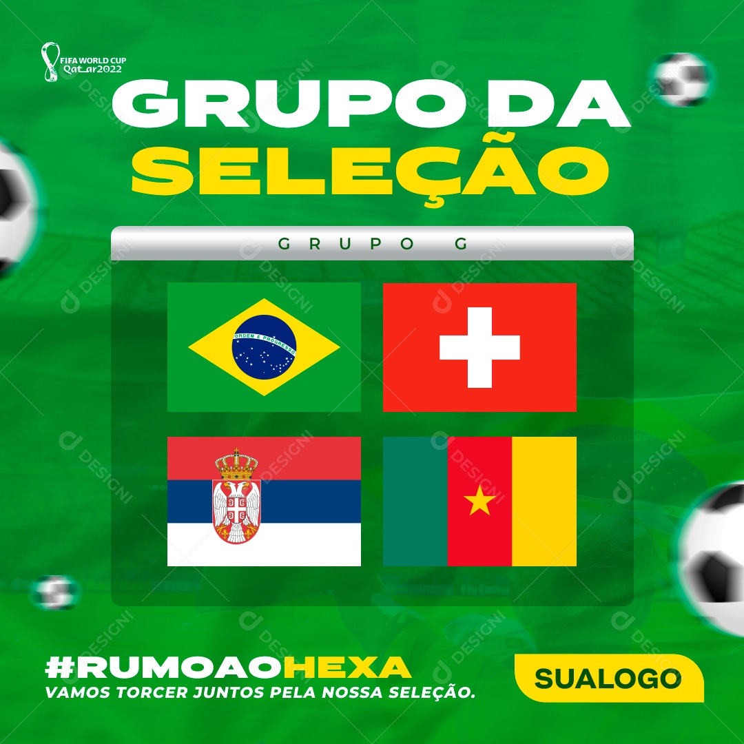 Placar Jogo Brasil Copa Do Mundo Resultado Social Media PSD Editável