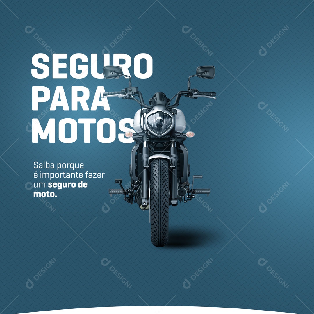 Seguro para Motos Social Media PSD Editável