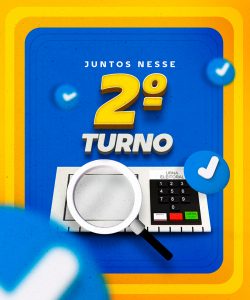 Juntos Nesse 2 Turno Política Social Media PSD Editável