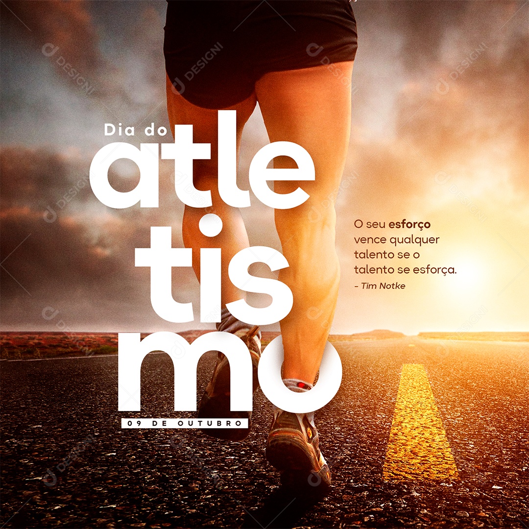 O Seu Esforço Vence qualquer Talento Dia Da Saúde Mental Social Media PSD Editável