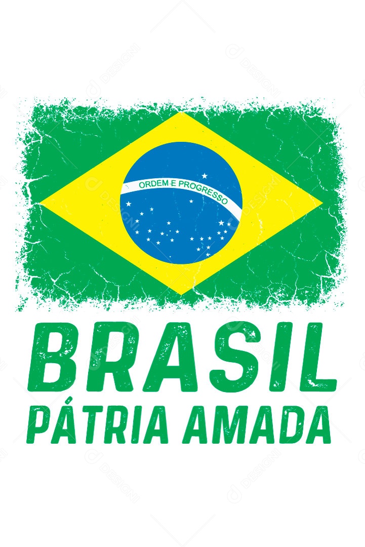 Brasil Pátria Amada Bandeira Brasileira EPS