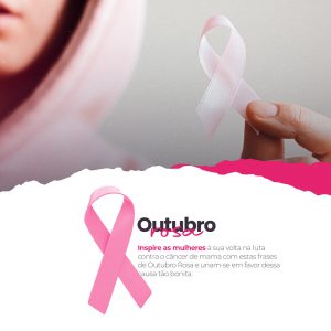 Inspire as Mulheres à sua Volta na Luta Contra o Câncer de Mana Outubro Rosa Social Media PSD Editável