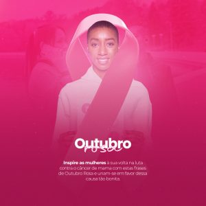 Outubro Rosa Prevenção Ao Câncer De Mama Faça o Auto Exame Social Media PSD Editável