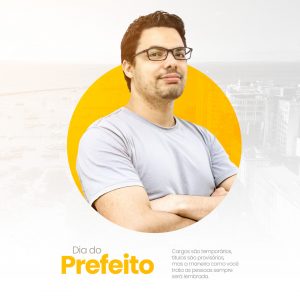 Social Media Dia do Prefeito Municipa PSD Editável