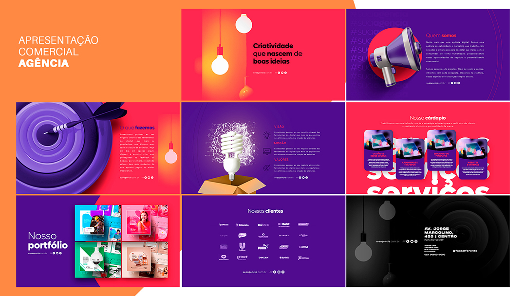 Apresentação Comercial Agência de Publicidade e Propagando PSD
