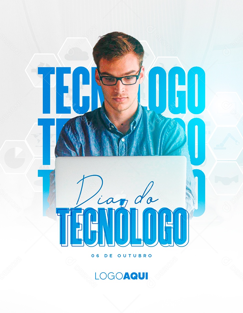 Dia do Tecnólogo 6 de Outubro Social Media PSD Editável
