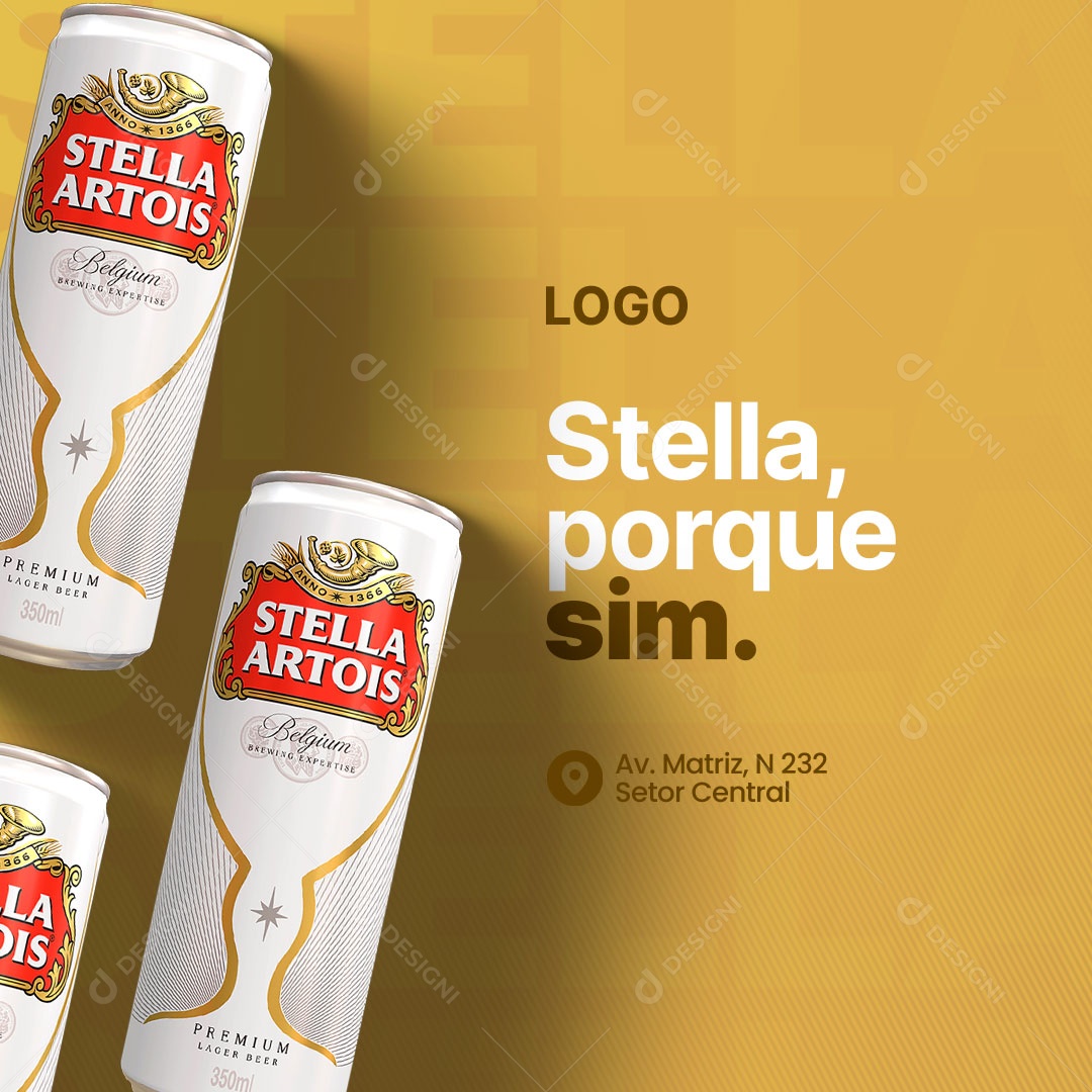 Stella Porque Sim Distribuidora Social Media PSD Editável