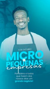 Dia Nacional da Micro e Pequenas Empresas 05 de Outubro Story Social Media PSD Editável