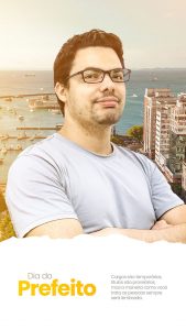 Social Media Dia do Prefeito Municipal Story PSD Editável