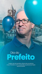 Social Media Story Dia do Prefeito Municipal Parabéns PSD Editável