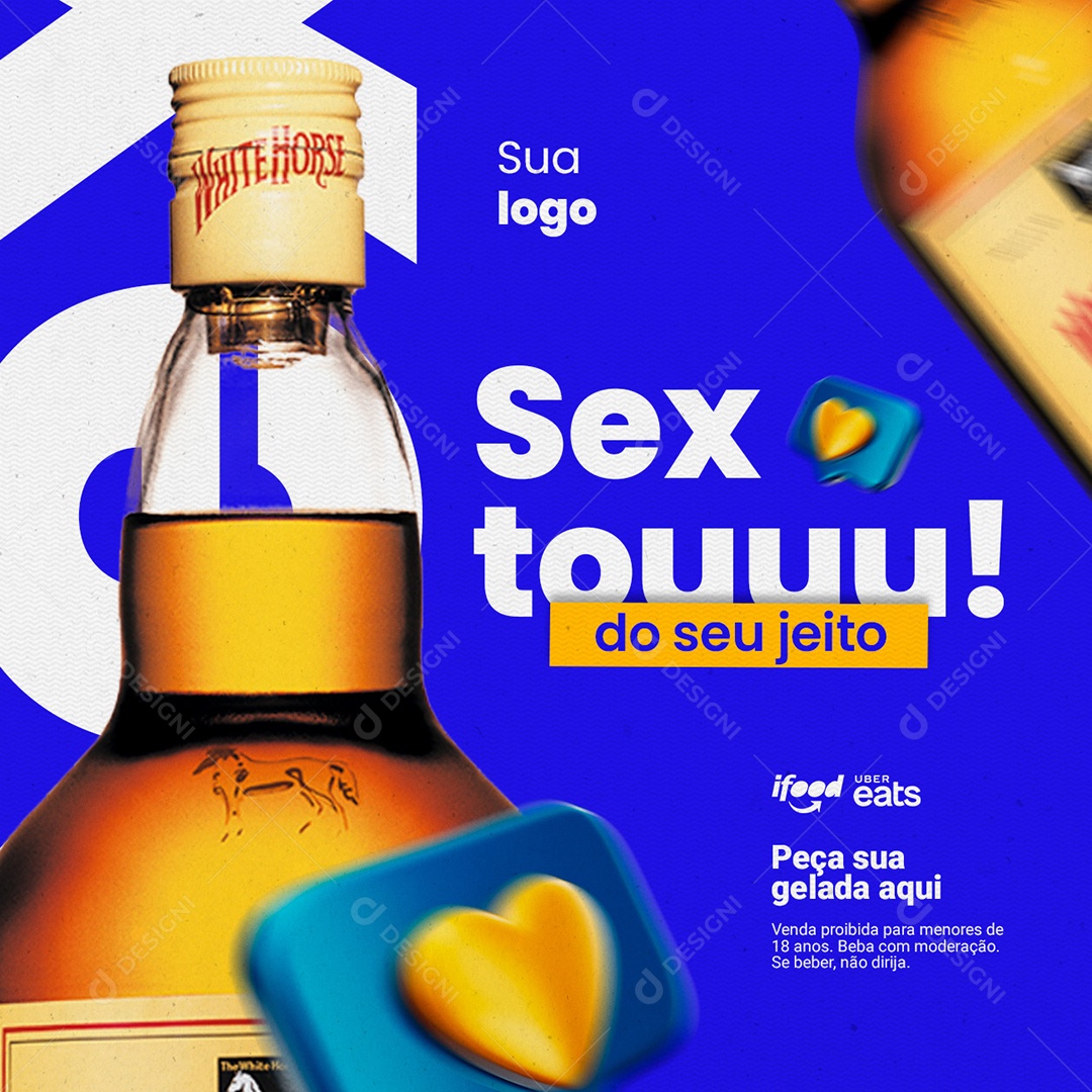 Sextouuu do seu Jeito Distribuidora Social Media PSD Editável