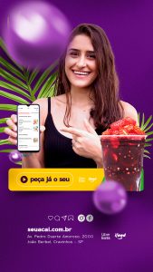 Peça já o Seu Açaiteria Social Media PSD Editável