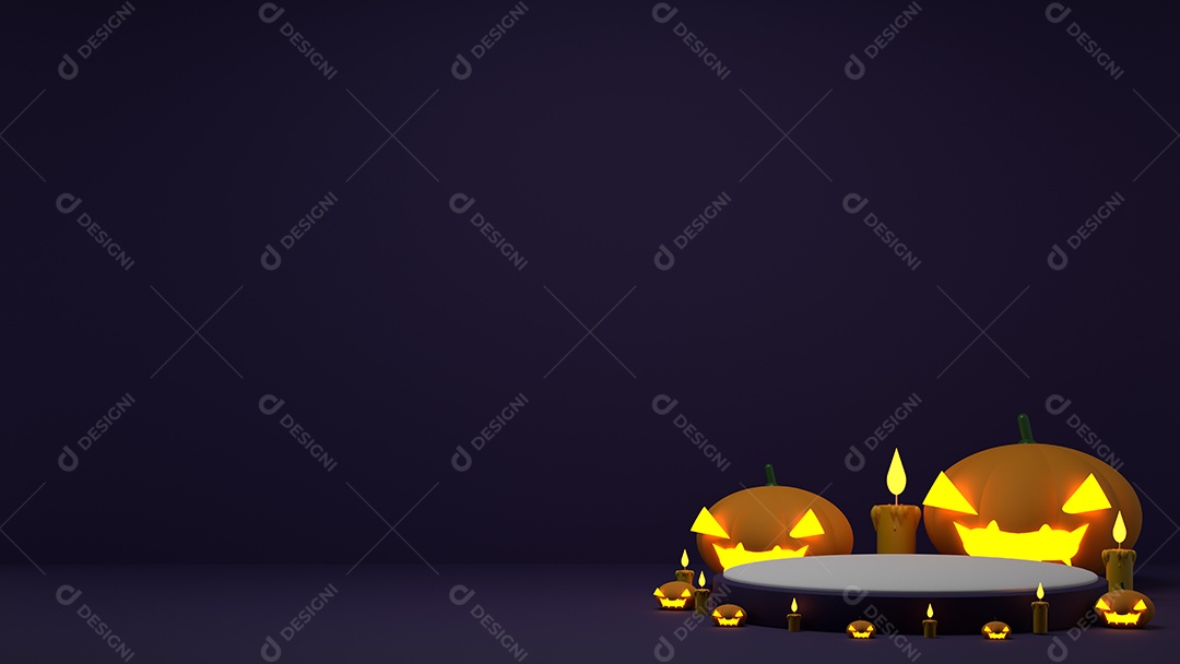 Cenário de Halloween