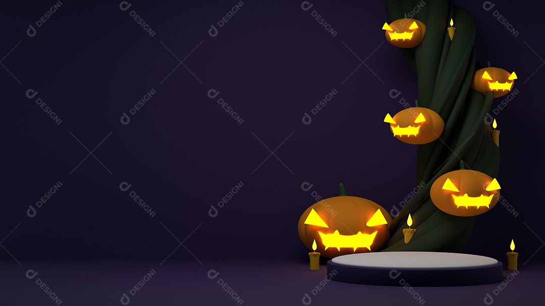 Cenário de Halloween