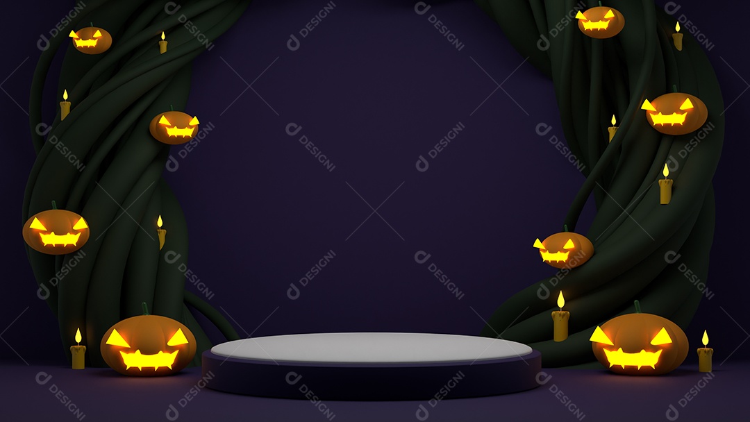Cenário de Halloween
