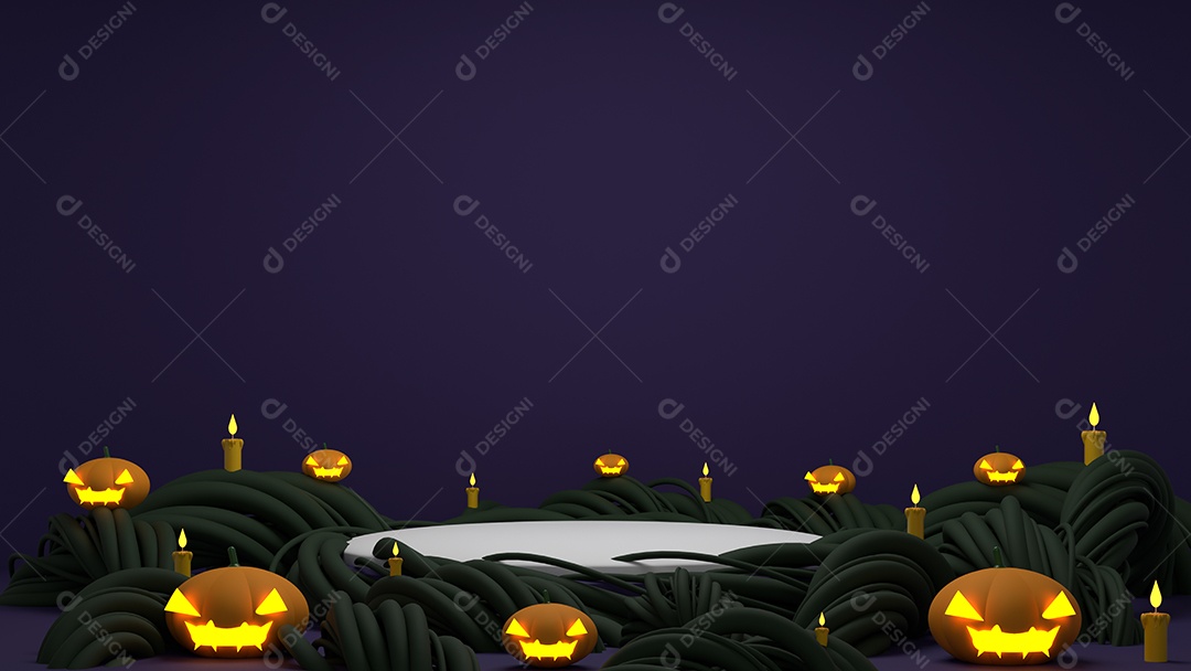 Cenário de Halloween