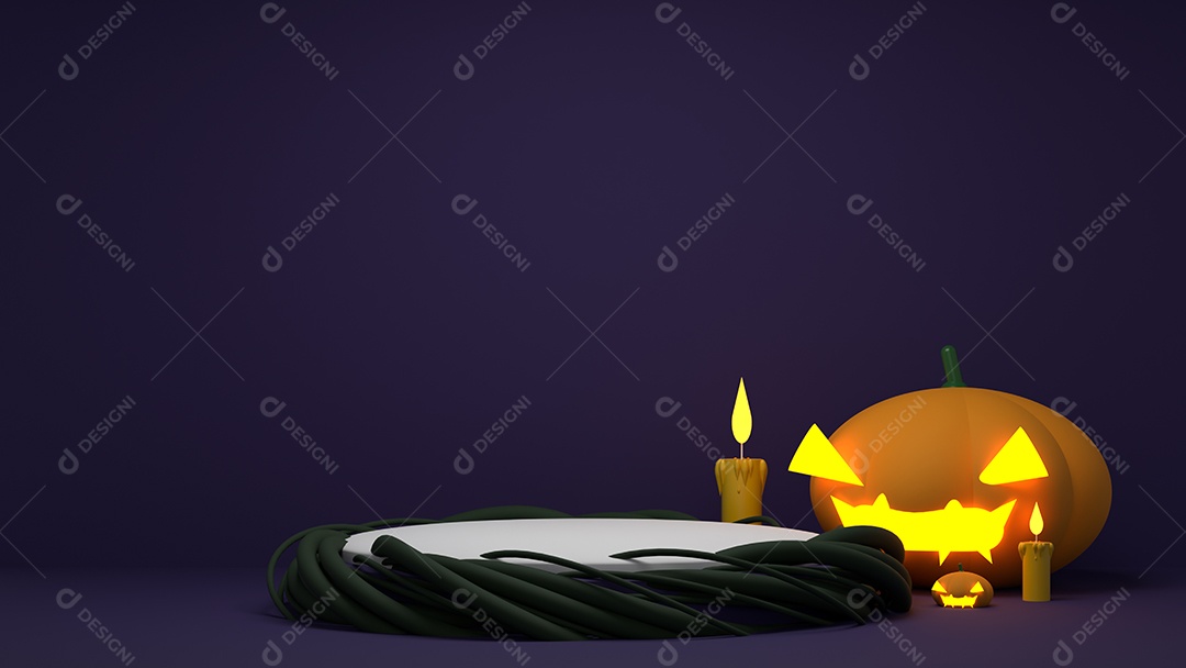 Cenário de Halloween