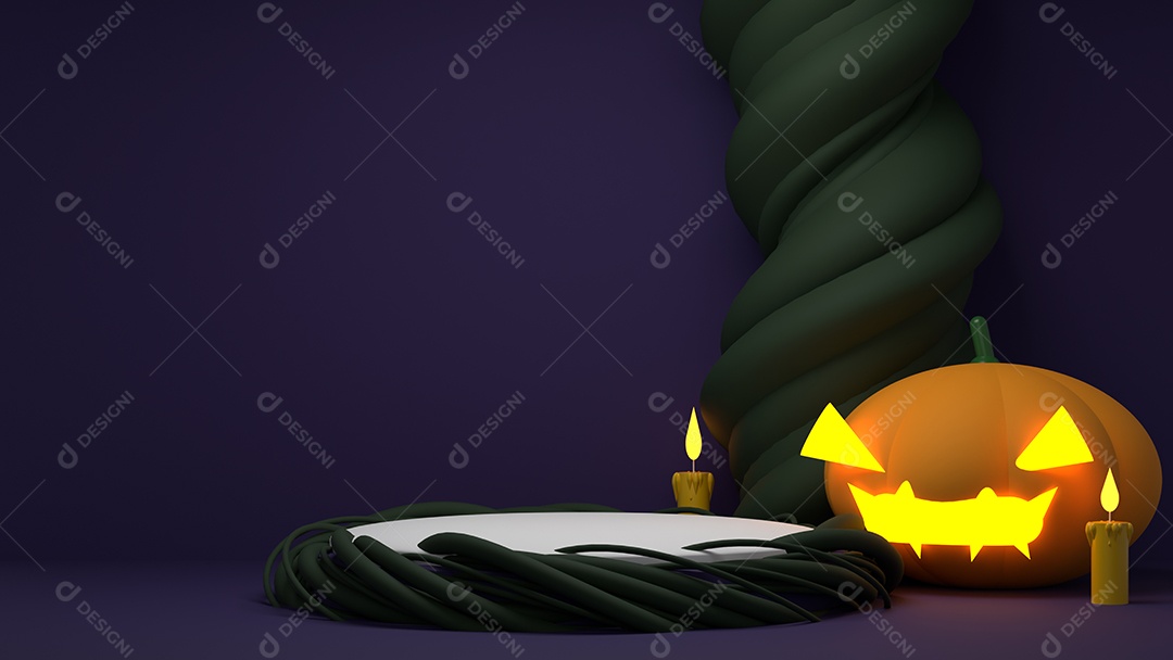 Cenário de Halloween