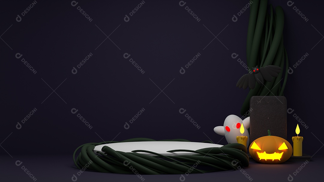 Cenário de Halloween