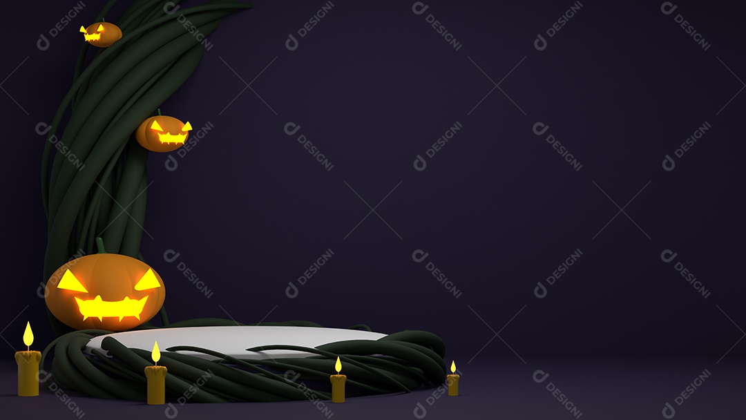 Cenário de Halloween