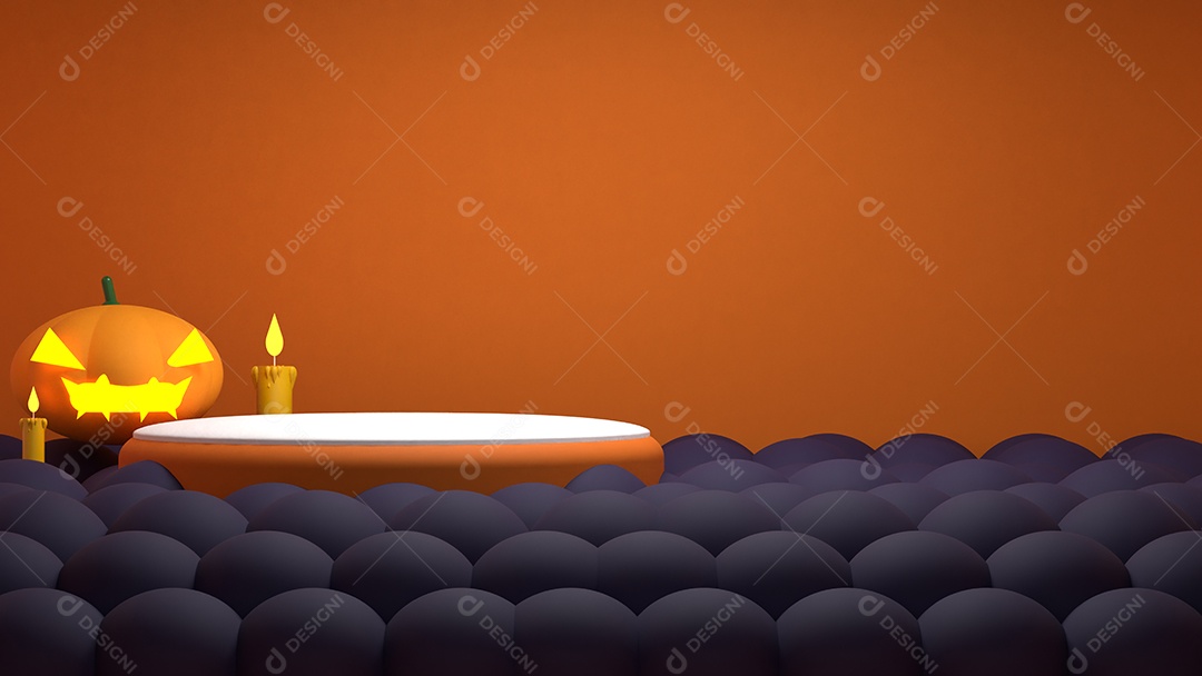 Cenário de Halloween