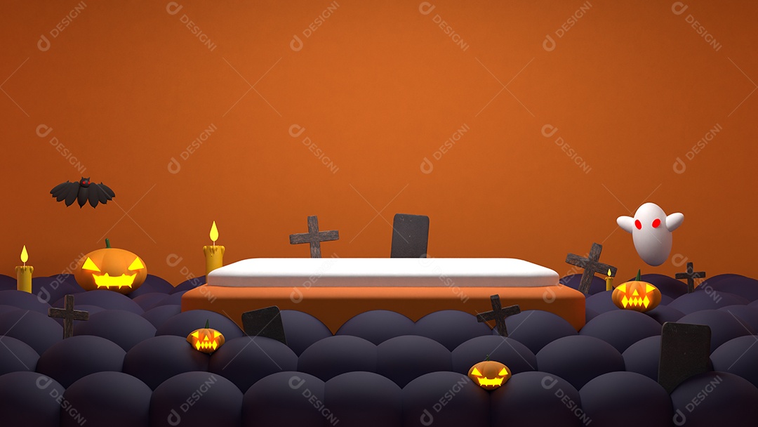 Cenário de Halloween