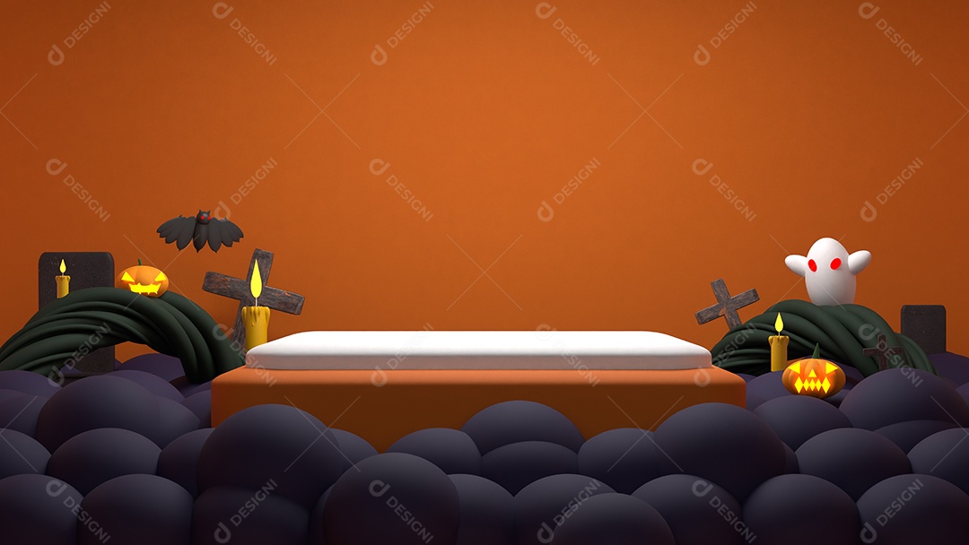 Cenário de Halloween