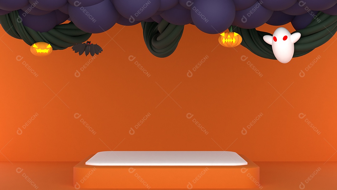 Cenário de Halloween