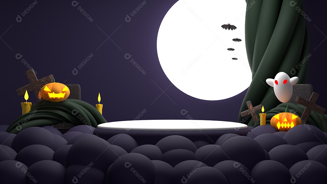 Cenário de Halloween