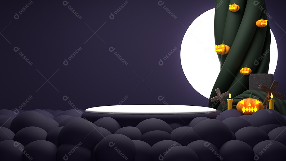 Cenário de Halloween