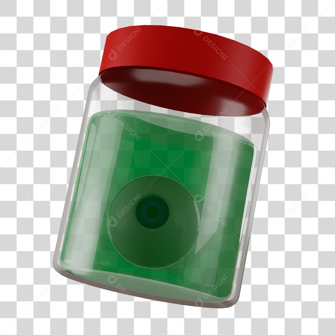 Desenho de Vários Olhos Dentro do Pote PNG Transparente