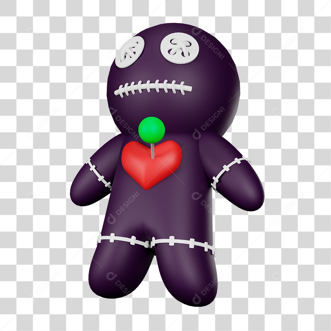 Boneco Voodoo PNG Transparente