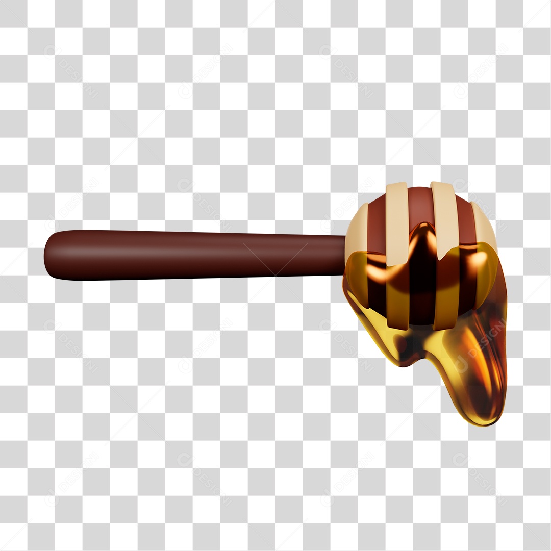 Vara de Mel Com Mel PNG Transparente