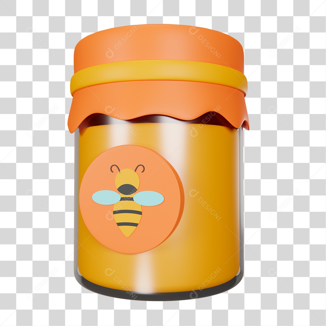Pote de Mel PNG Transparente