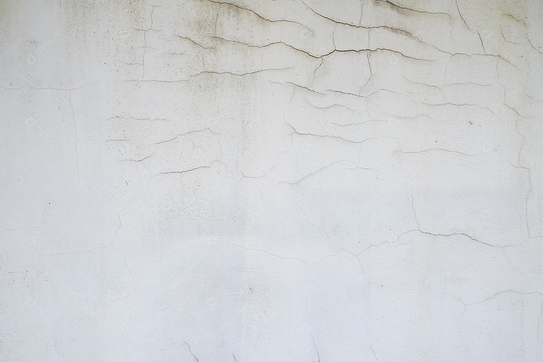 Velho muro de concreto na cor preto e branco, parede de cimento, quebrado