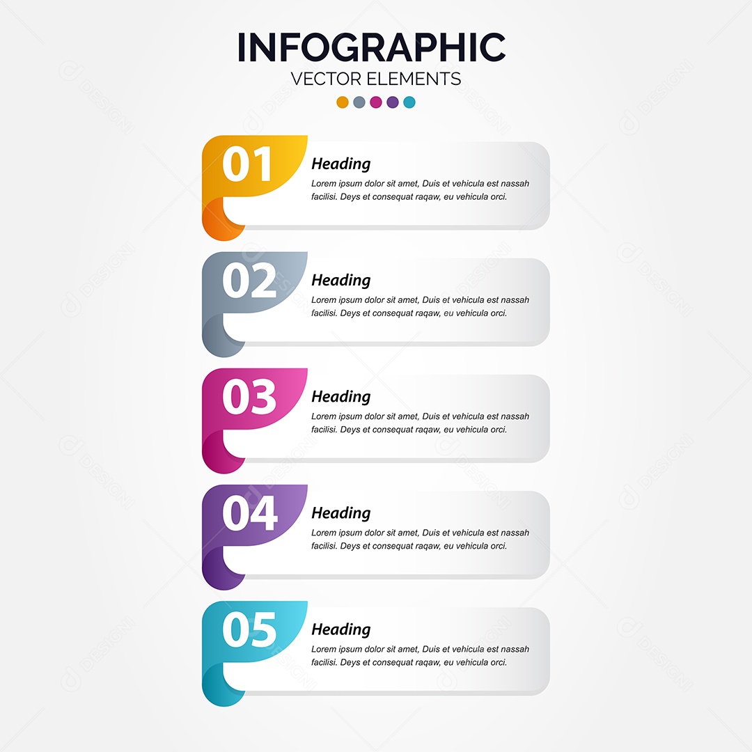 Infográfico Ilustração Vetor EPS