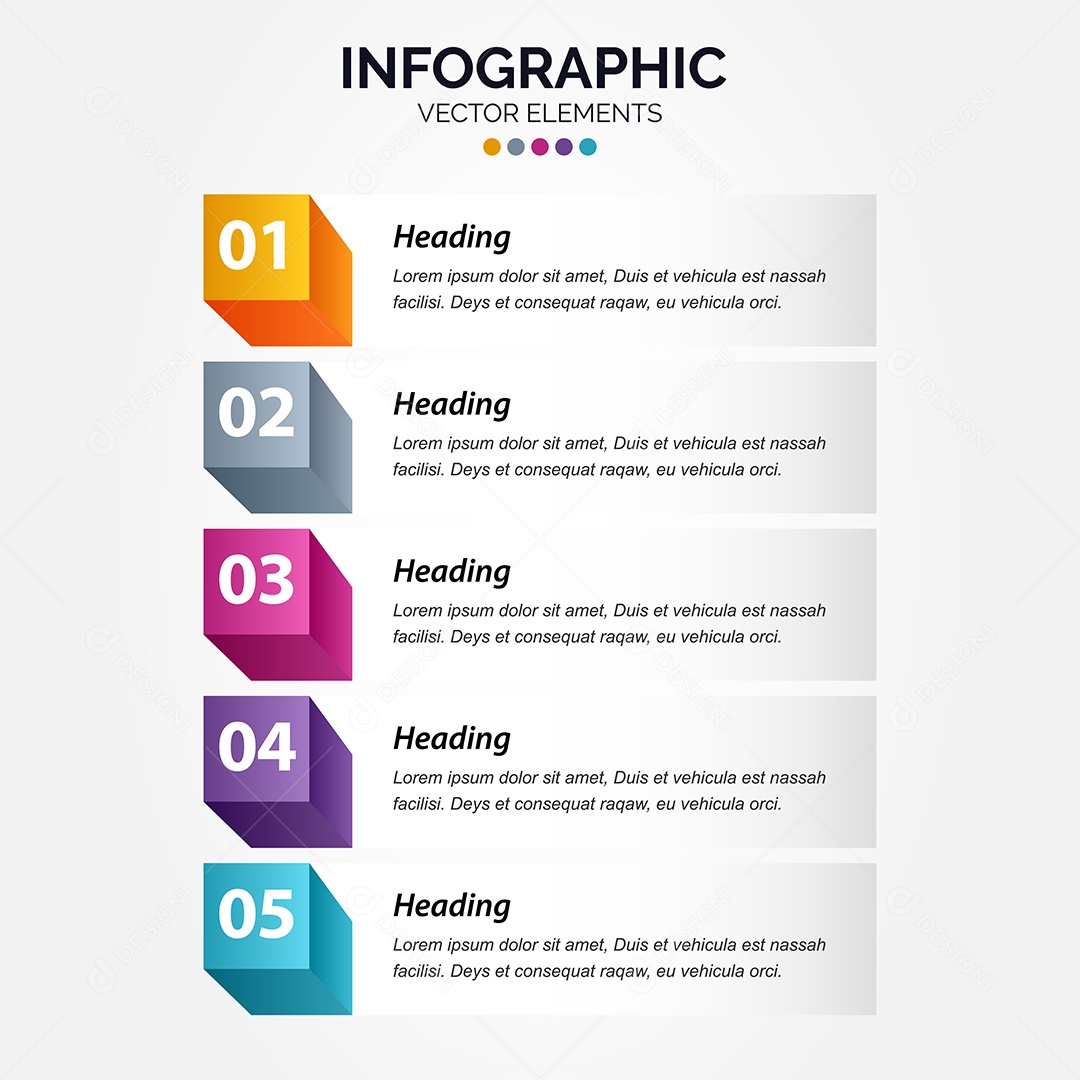 Infográfico Ilustração Vetor EPS