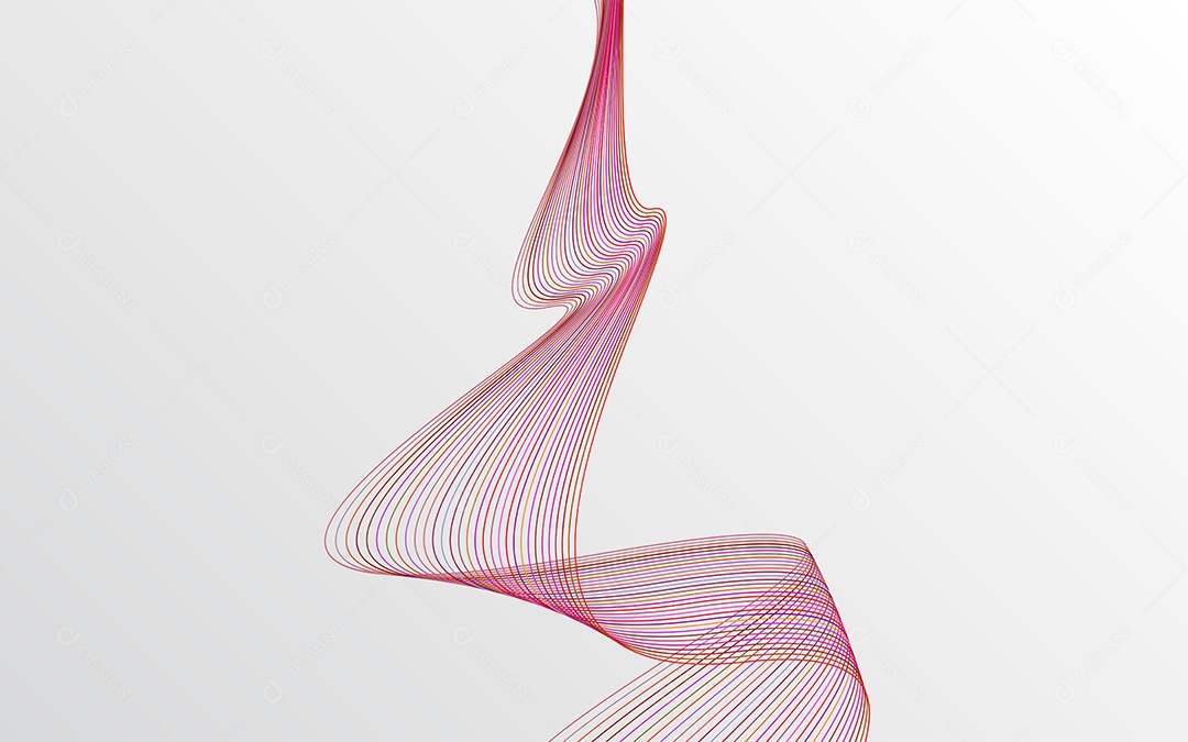 Background Ondulado Ilustração Vetor EPS