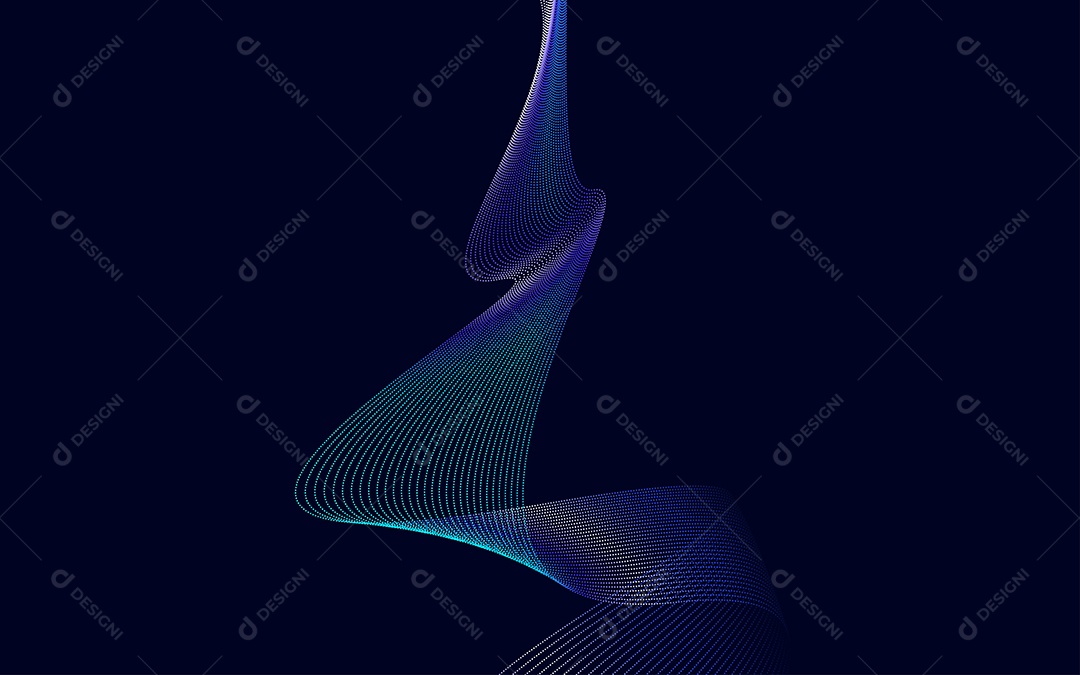 Background Ondulado Ilustração Vetor EPS