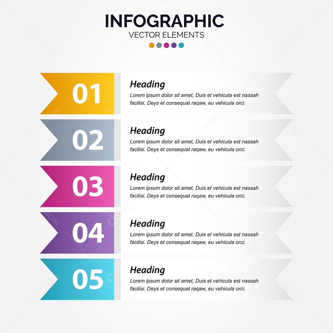 Infográfico Ilustração Vetor EPS