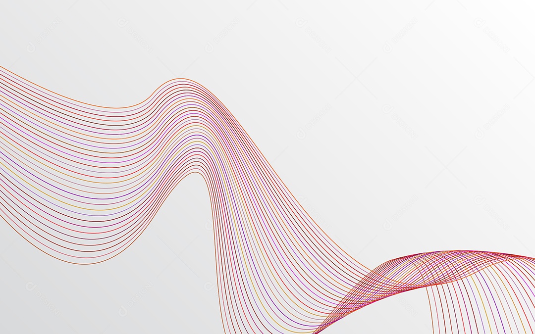 Background Ondulado Ilustração Vetor EPS