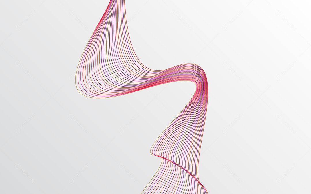 Background Ondulado Ilustração Vetor EPS