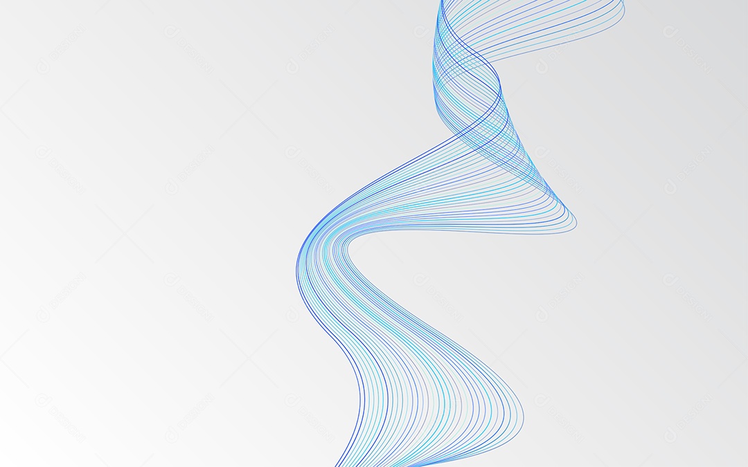 Background Ondulado Ilustração Vetor EPS