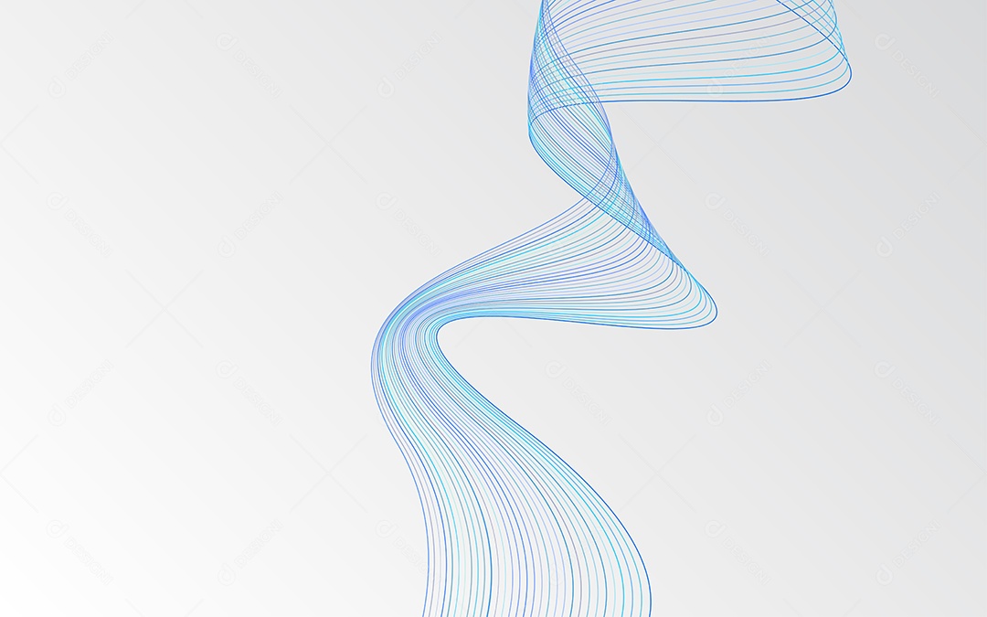 Background Ondulado Ilustração Vetor EPS