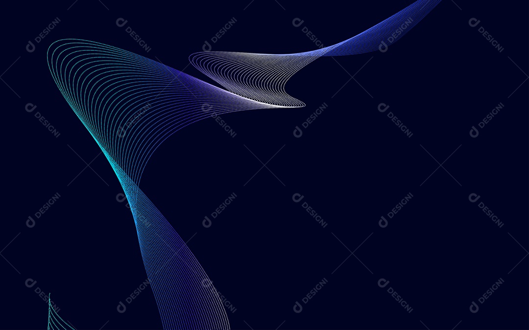 Background Ondulado Ilustração Vetor EPS