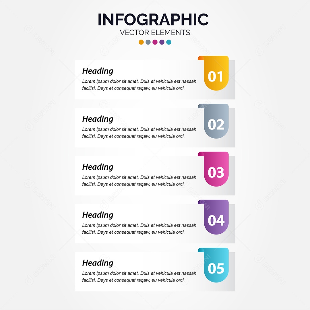 Infográfico Ilustração Vetor EPS