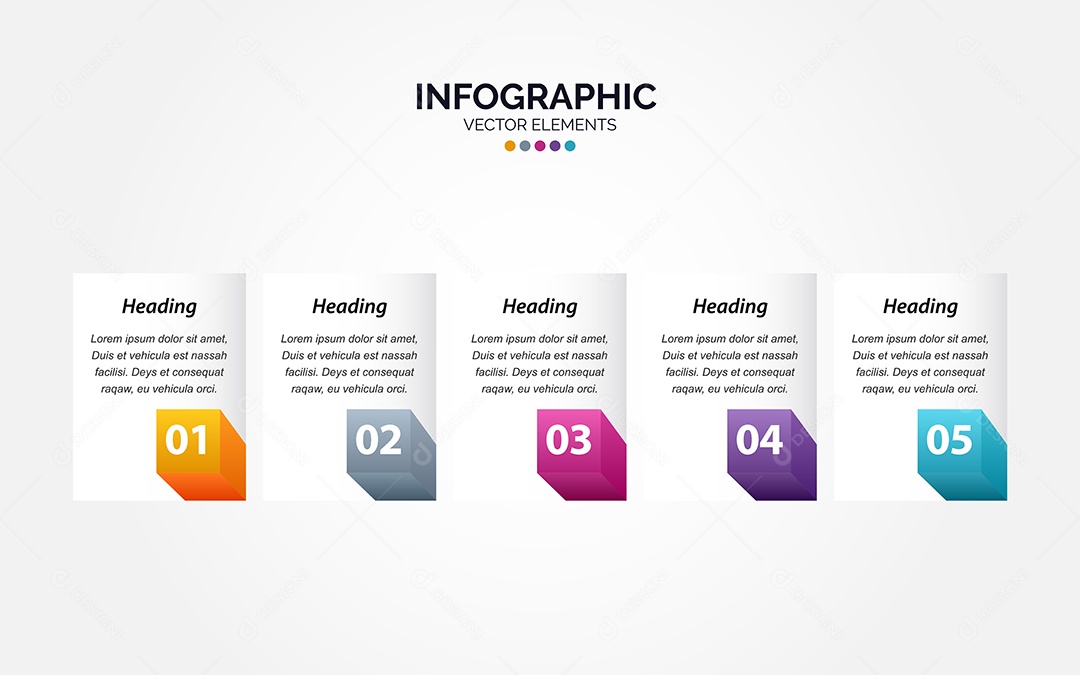 Infográfico Ilustração Vetor EPS