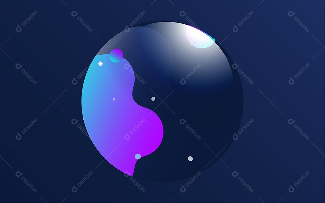 Background Fluido Ilustração Vetor EPS