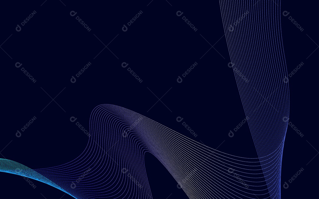 Background Ondulado Ilustração Vetor EPS